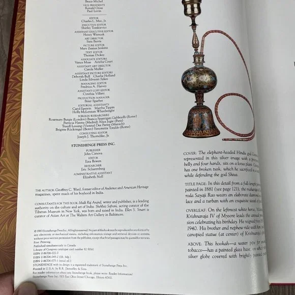 The Maharajahs - Treasures of the World - Stonehenge Press 1982 with foldouts - Picture 12 of 14